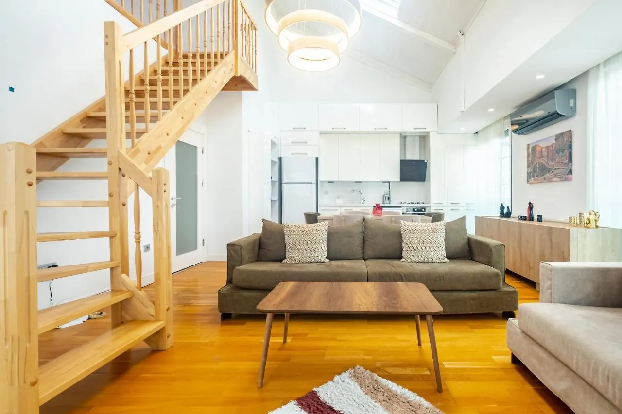 이스탄불 Chic Flat Near Public Transportation In Goztepe 아파트 0*,